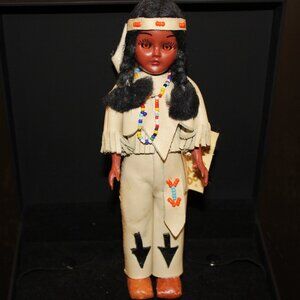 VTG Carlson Dolls Native American "Mandan Chief" Indian Heritage Doll 12-11